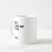 Bruder des Bachelor Party-Bekleidens Kaffeetasse (Vorderseite Links)
