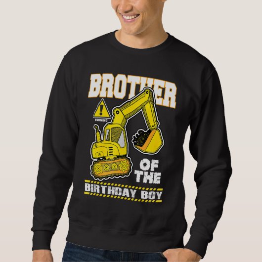 Bruder des Baggerbaufahrzeugs Digg Sweatshirt (Vorderseite)