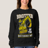 Bruder des Baggerbaufahrzeugs Digg Sweatshirt (Vorderseite)