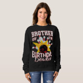 Bruder des Bowler-Kid-Bowling-Party Sweatshirt (Vorne ganz)