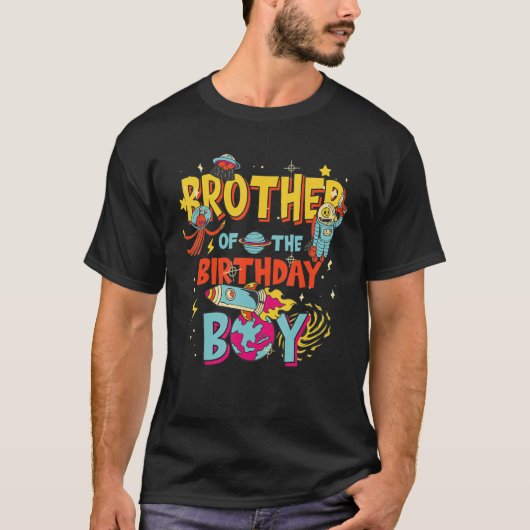 Bruder des Boy Astronaut Boy Space Bd T-Shirt (Vorderseite)