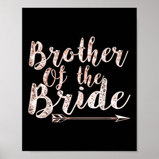 Bruder des Brautgartens Hochzeitsbachelor Party Poster