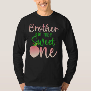 Bruder des Geburtstags 1 Pfirsich 1. Sommerfrucht T-Shirt