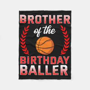 Bruder des Geburtstags Boy Bysketbyll Bday Celebr Fleecedecke
