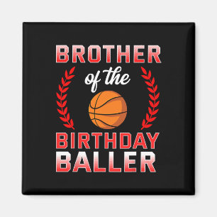 Bruder des Geburtstags Boy Bysketbyll Bday Celebr Magnet