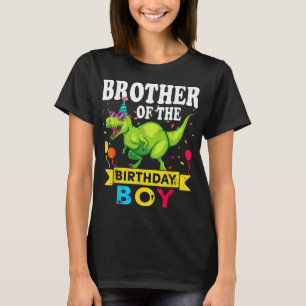 Bruder des Geburtstags Boy T-Rex RAWR Dinosaurier T-Shirt