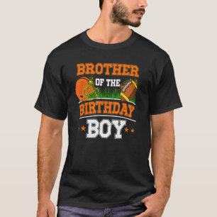 Bruder des Geburtstags-Fußball-Fußballthema T-Shirt
