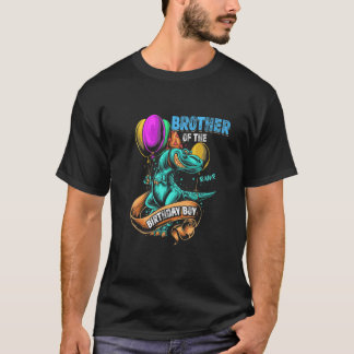 Bruder des Geburtstags Jungen RAWR Rex Dinosaurier T-Shirt