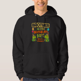Bruder des Geburtstags Jungen Rawr Tyrannosaurus D Hoodie
