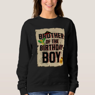 Bruder des Geburtstags Piratenthema 5th Bday Sweatshirt