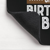 Bruder des Geburtstagsfußballs 1. Geburtstag Mousepad (Ecke)