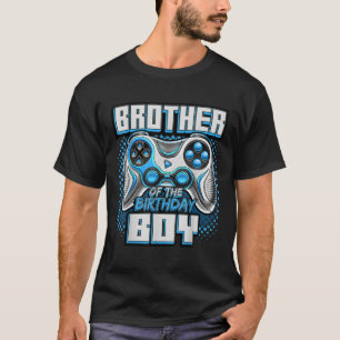 Bruder des Geburtstagsjunge Matching Family Video T-Shirt
