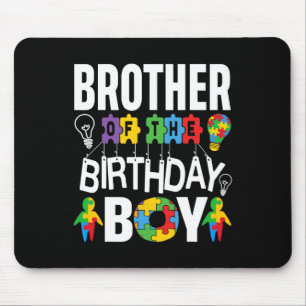 Bruder des Geburtstagsjungen Autismus Mousepad