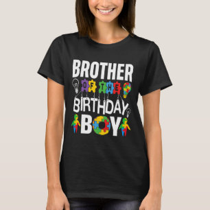 Bruder des Geburtstagsjungen Autismus T-Shirt
