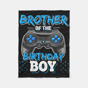 Bruder des Geburtstagsjungen Matching Video Game B Fleecedecke