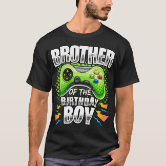 Bruder des Geburtstagsjungen Matching Video Game B T-Shirt