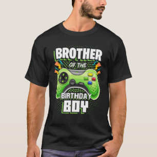 Bruder des Geburtstagsjungen Matching Video Game B T-Shirt