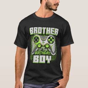 Bruder des Geburtstagsjungen Matching Video Game P T-Shirt