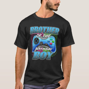 Bruder des Geburtstagsjungen Matching Video Gamer  T-Shirt