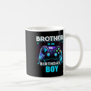 Bruder des Geburtstagsjungen passendes Familienvid Kaffeetasse