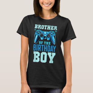 Bruder des Geburtstagsjungen passendes Video Gamer T-Shirt