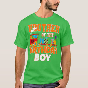 Bruder des Geburtstagsjungen Trains Lover Bday Par T-Shirt