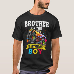Bruder des Geburtstagskameradschafts-Monster Truck T-Shirt