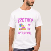 Bruder des Geburtstagskämmers T-Shirt (Vorderseite)
