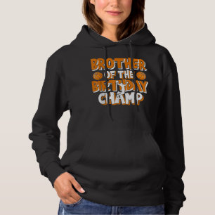 Bruder des Geburtstagskampfes Basketballspielers Hoodie