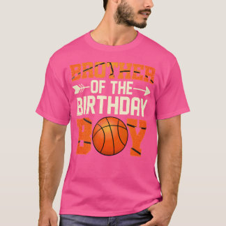 Bruder des Geburtstagskind Basketball Funny T-Shirt