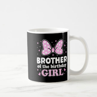 Bruder des Geburtstagsmädchens süße rosa Schleife Kaffeetasse