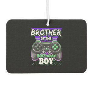 Bruder des Geburtstagsspielers Boy Matching Video  Autolufterfrischer