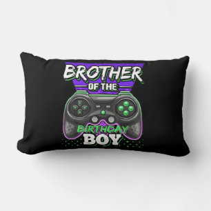 Bruder des Geburtstagsspielers Boy Matching Video Lendenkissen