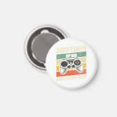 Bruder des Geburtstagsspielers Geschenk Magnet (Vorderseite/Rückseite)