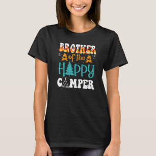 Bruder des glücklichen Camp Familie Camping Reise  T-Shirt