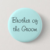 Bruder des Groom-Buttons Button (Vorderseite)