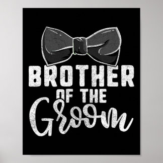 Bruder des Groom-Shirts für Jungen Funny Bachelor Poster