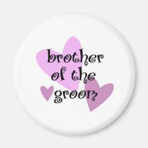 Bruder des Grooms Magnet