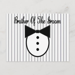 Bruder des Grooms Postkarte