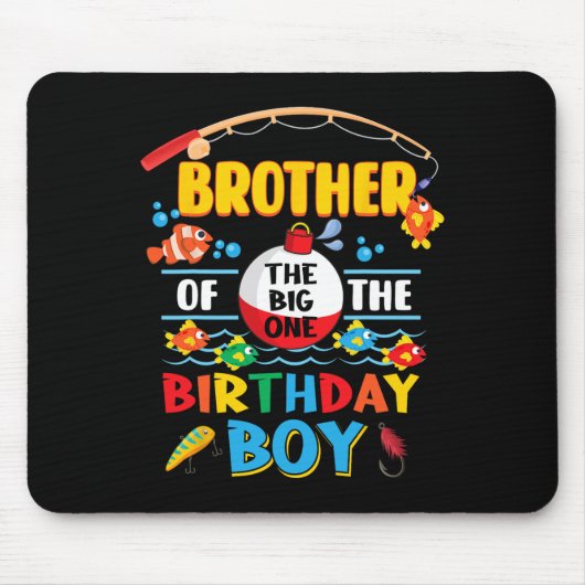 Bruder des Großen Fischen 1. Geburtstag Ofisa Mousepad (Vorne)
