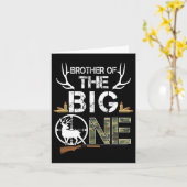 Bruder des großen Geburtstags Jungen Hirschjäger C Karte (Gelbe Blume)