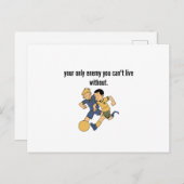 Brüder des Nationalfeiertags Postkarte (Vorne/Hinten)