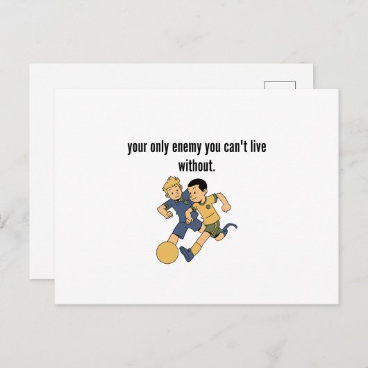 Brüder des Nationalfeiertags Postkarte (Vorne/Hinten)