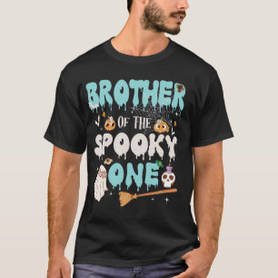 Bruder des Spooky One Boy 1. Geburtstag Hallowe T-Shirt