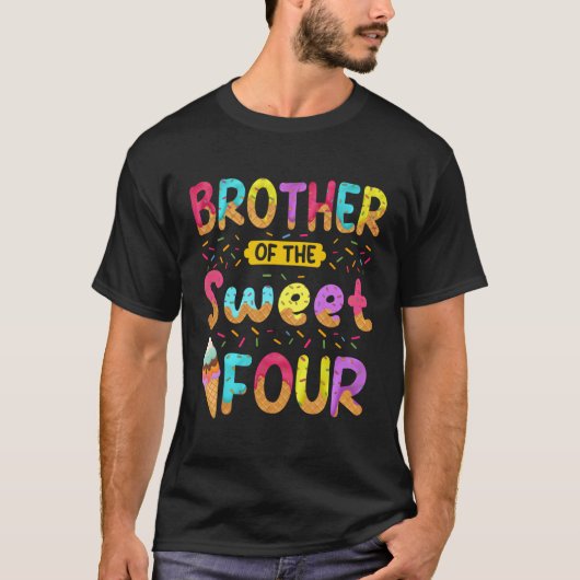Bruder des süßen 4. Eiscreme Py T-Shirt (Vorderseite)