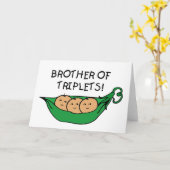 Bruder des Triplets Pod Karte (Gelbe Blume)