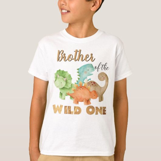 Bruder des wilden One Dinosaurier-T - Shirt (Vorderseite)