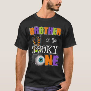 Brüder die Spooky ein 1. Geburtstag Halloween sie T-Shirt