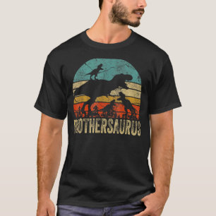 Bruder Dinosaur Brothersaurus 3 Zwei Kinder Christ T-Shirt