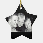 Brüder Drei-Sterne-Ornament Keramik Ornament (Links)